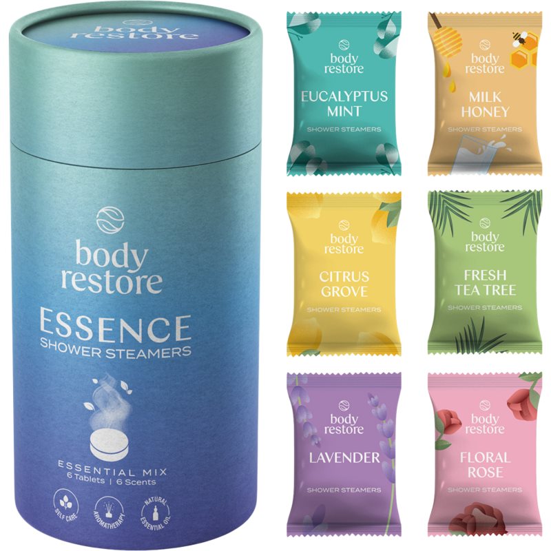 Body Restore Essence tablete pentru duș 6 buc