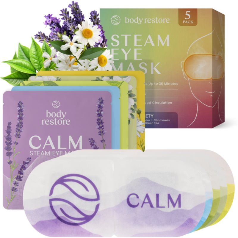Body Restore Steam Eye Mask Variety mască pentru zona ochilor 5 buc