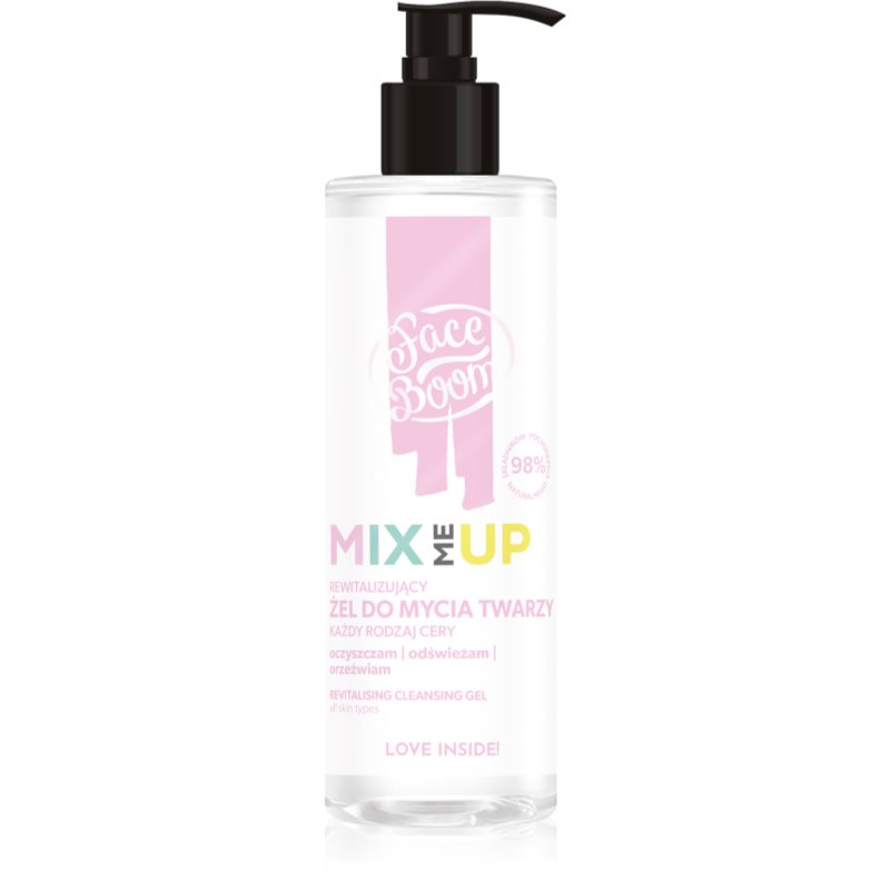 BodyBoom Mix Me Up Revitalizing Face Wash Gel gel de curățare pentru toate tipurile de ten 195 g