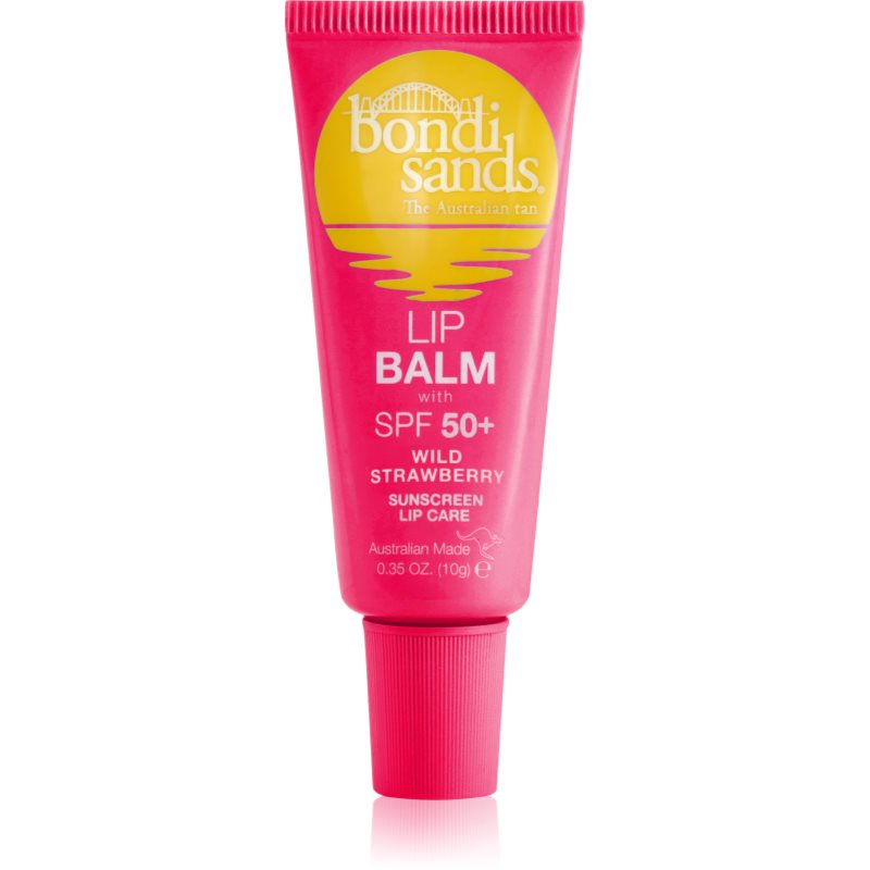 Bondi Sands SPF 50+ Lip Balm balsam de buze protector SPF 50+ cu parfum Wild Strawberry 10 g