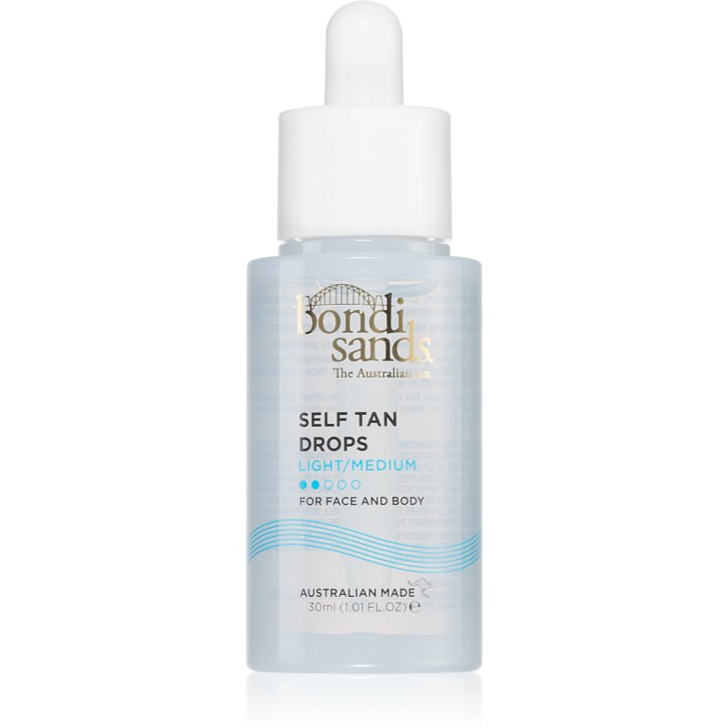 Bondi Sands Self Tan Drops picaturi pentru bronzare pentru fata si corp Light/Medium 30 ml