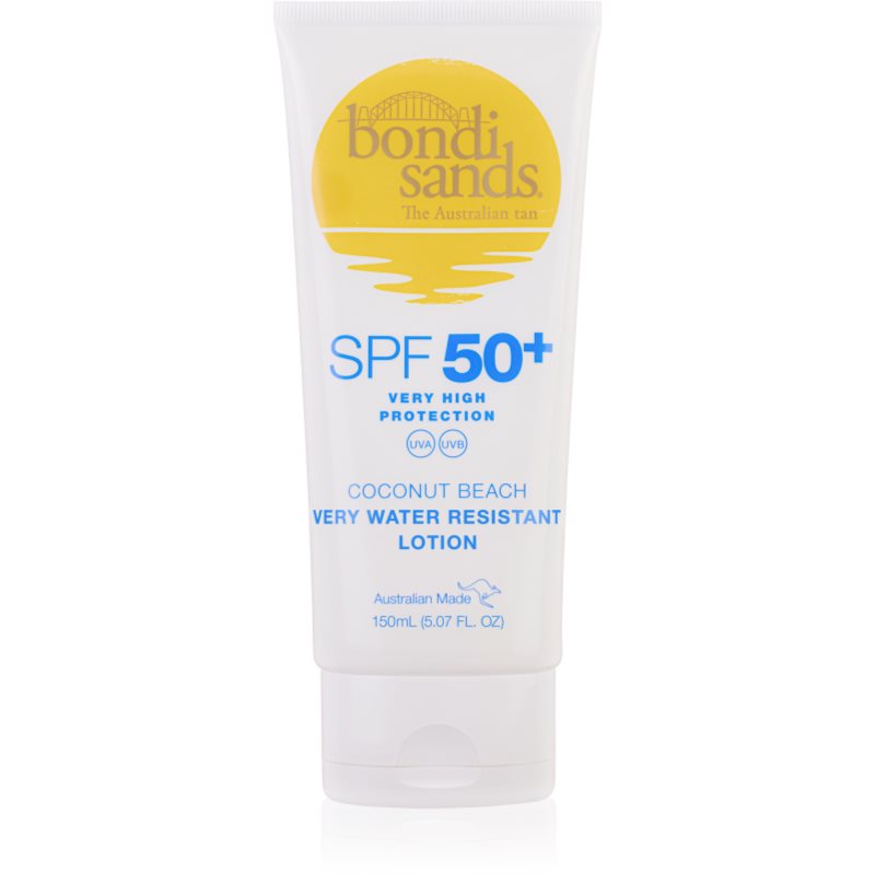 Bondi Sands SPF 50+ Coconut Beach crema de corp pentru protectie solara SPF 50+ cu parfum Coconut 150 ml