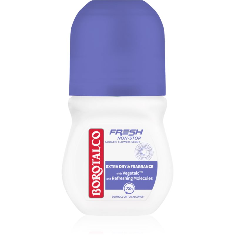 Borotalco Non-Stop Fresh Aquatic Flowers Deodorant roll-on 72 ore 50 ml