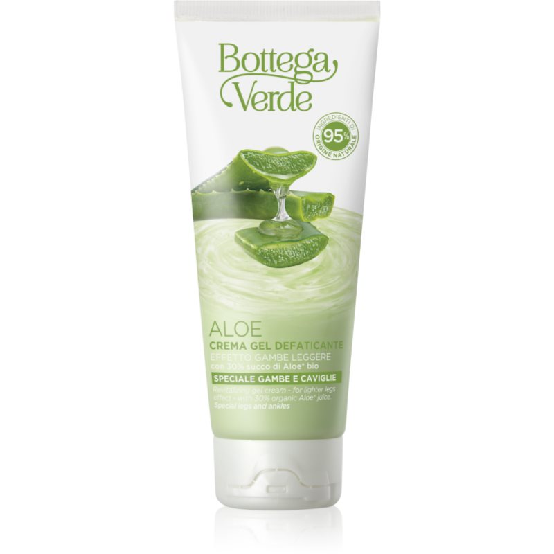 Bottega Verde Aloe Vera gel-cremă hidratantă și calmantă pentru picioare obosite 100 ml
