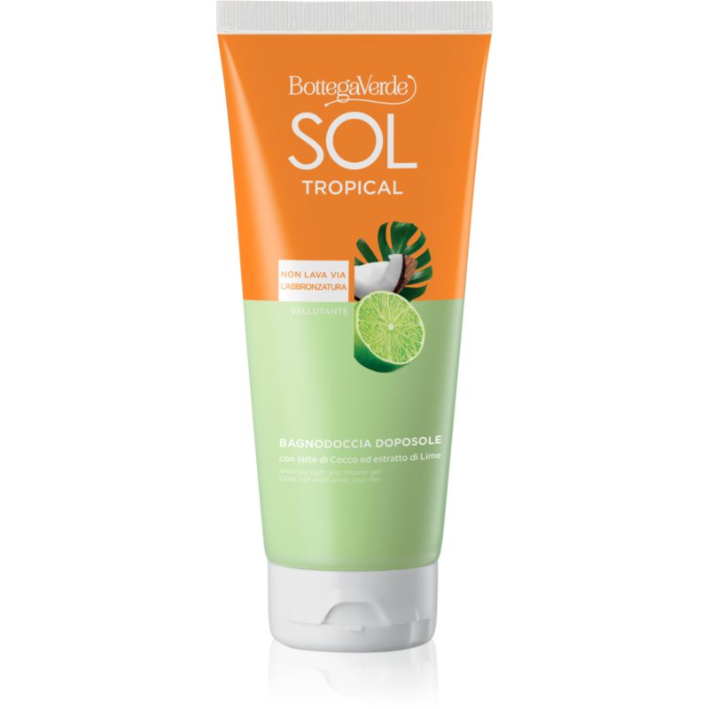 Bottega Verde Sol Cocco Lime gel de dus si baie dupa expunerea la soare 200 ml