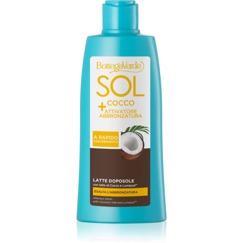 Bottega Verde Sol Cocco loțiune de corp hidratantă pentru intensificarea bronzului 200 ml