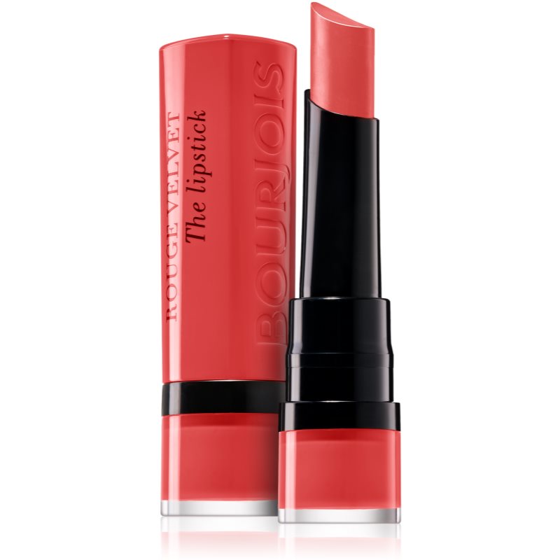 Bourjois Rouge Velvet The Lipstick ruj mat culoare 08 Rubi’s Cute 2,4 g