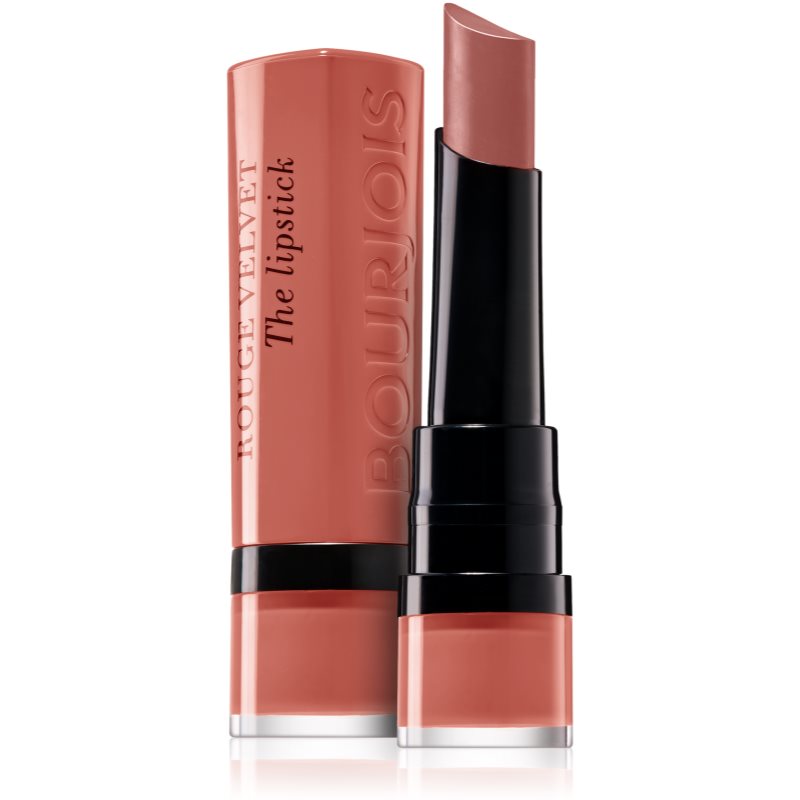 Bourjois Rouge Velvet The Lipstick ruj mat culoare 15 Peach Tatin 2,4 g