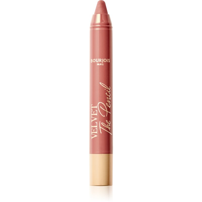 Bourjois Velvet the Pencil ruj in creion cu efect matifiant culoare 01 Nudifull 1,8 g