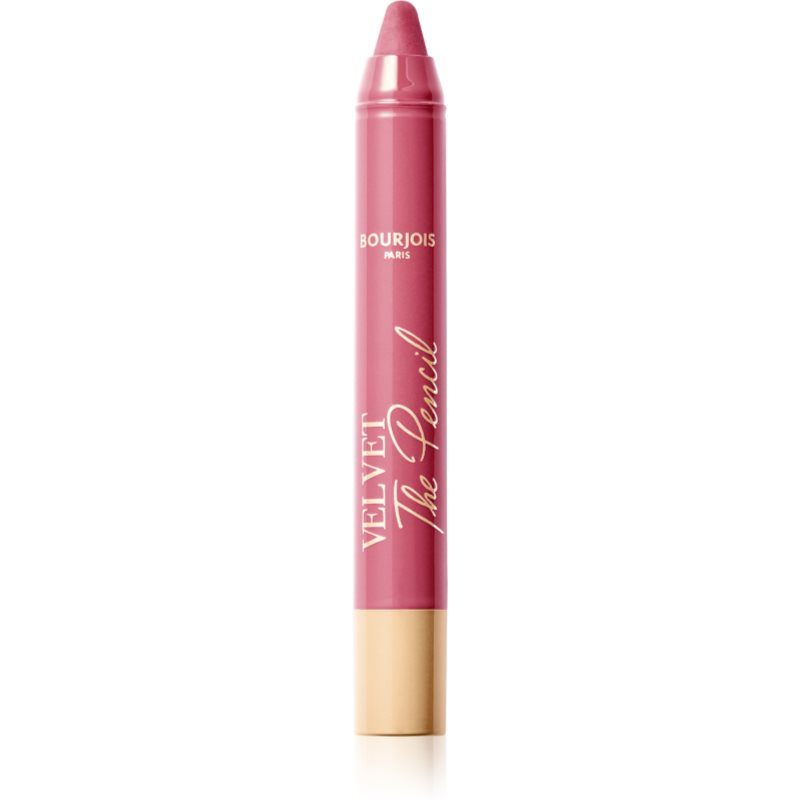 Bourjois Velvet the Pencil ruj in creion cu efect matifiant culoare 02 Amou-Rose 1,8 g