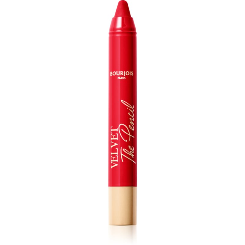 Bourjois Velvet the Pencil ruj in creion cu efect matifiant culoare 07 Rouge Es-carmin 1,8 g