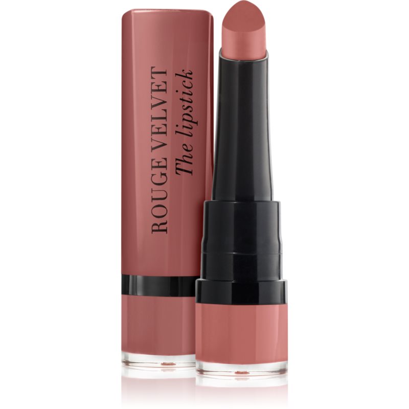 Bourjois Rouge Velvet The Lipstick ruj mat culoare 47 Rose Brulé 2.4 g