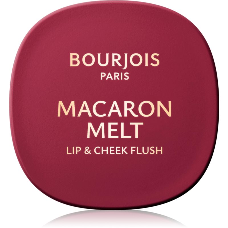 Bourjois Macaron Melt Lip & Cheek Flush blush 2 in 1 culoare 05 Berry Smoothy 5 g