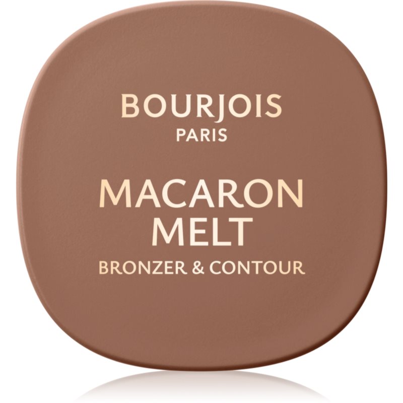 Bourjois Macaron Melt Bronzer &amp; Contour bronzer și pudră pentru contur 2 in 1 culoare 01 Vanilla Foam 5 g