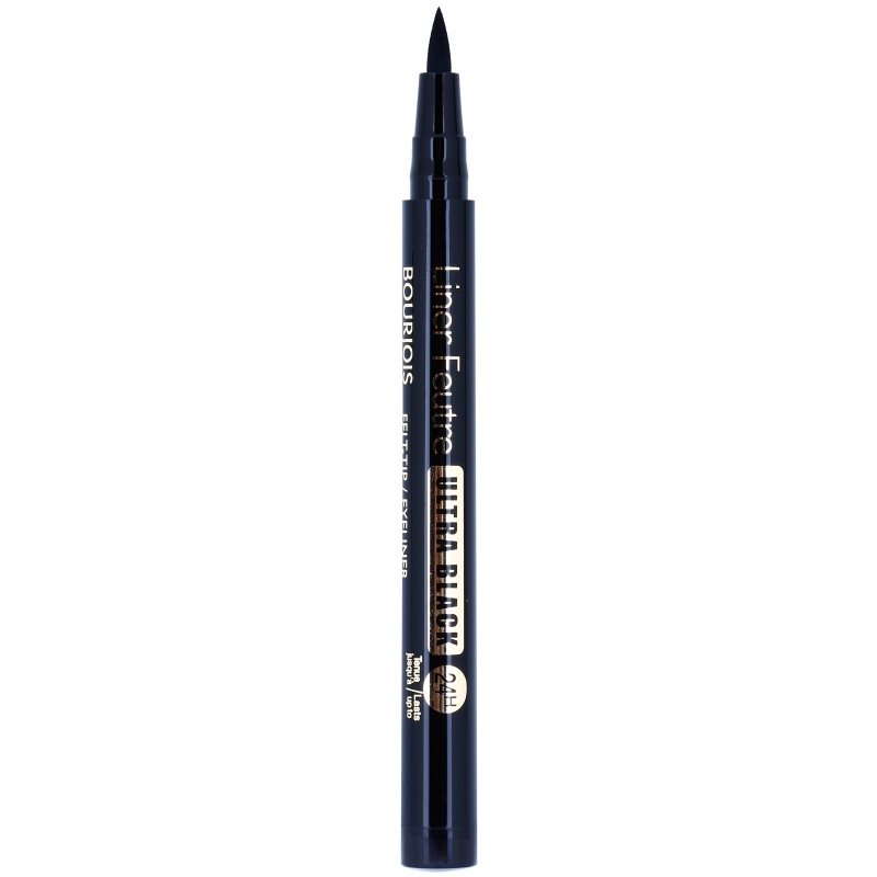 Bourjois Liner Feutre fixare de lunga durata pentru ochi 24 de ore culoare Ultra Black 0.8 ml