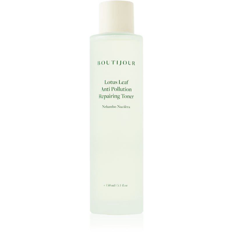 BOUTIJOUR Lotus Leaf Anti-Pollution Repairing Toner tonic esențial calmant pentru piele sensibilă 150 ml