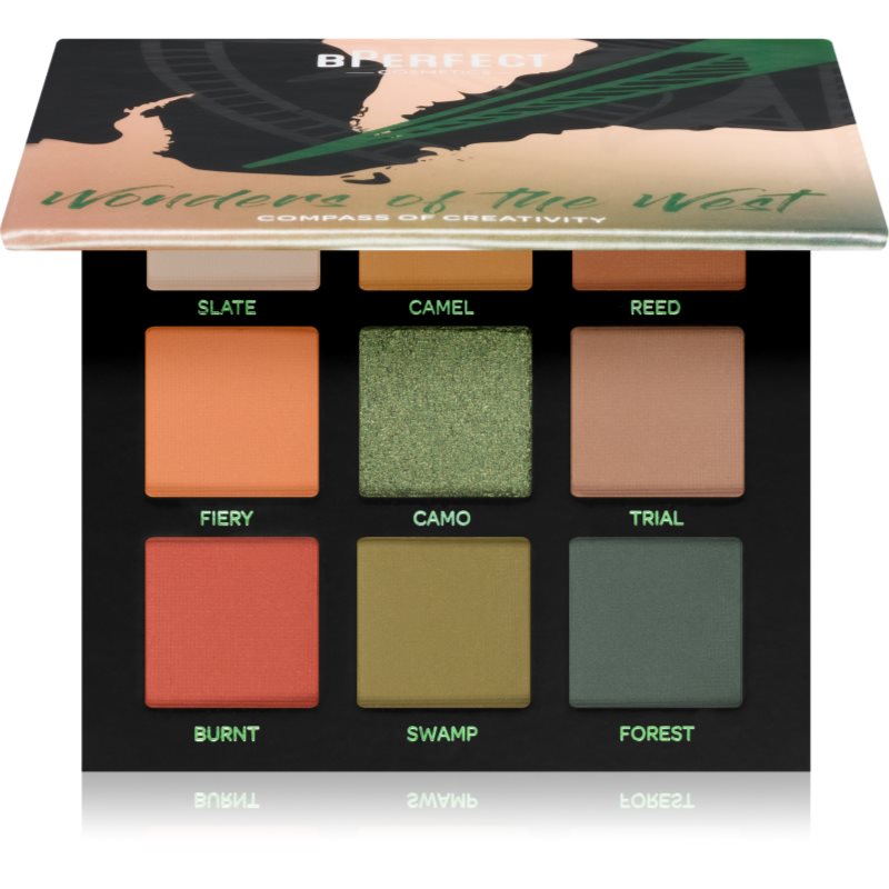BPerfect Compass of Creativity Vol. 2 paletă cu farduri de ochi Wonders of the West 110 g