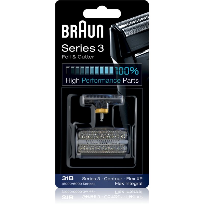 Braun Series 3 31B CombiPack Foil & Cutter Lame de rezervă 1 buc