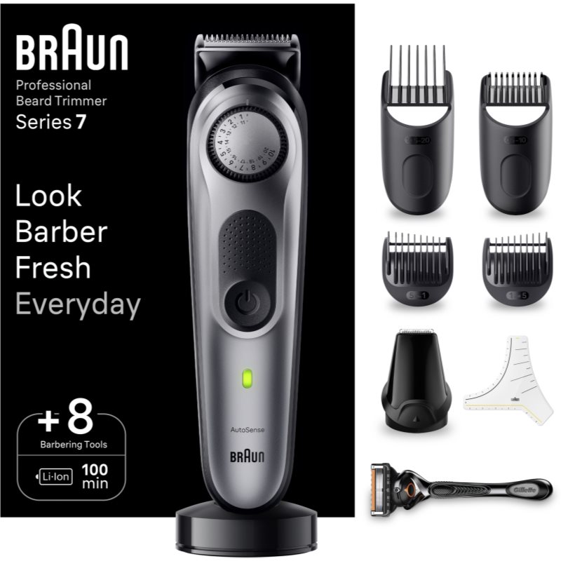 Braun Series 7 BT7420 de tuns barba + instrumente de frizerie
