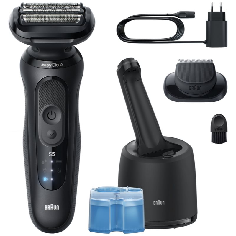 Braun Series 5 52-N7200cc Aparat de bărbierit electric cu stație pentru curățare și încărcare SmartCare Black 1 buc Braun Series 5 52-N7200cc Aparat de bărbierit electric cu stație pentru curățare și încărcare SmartCare Black 1 buc