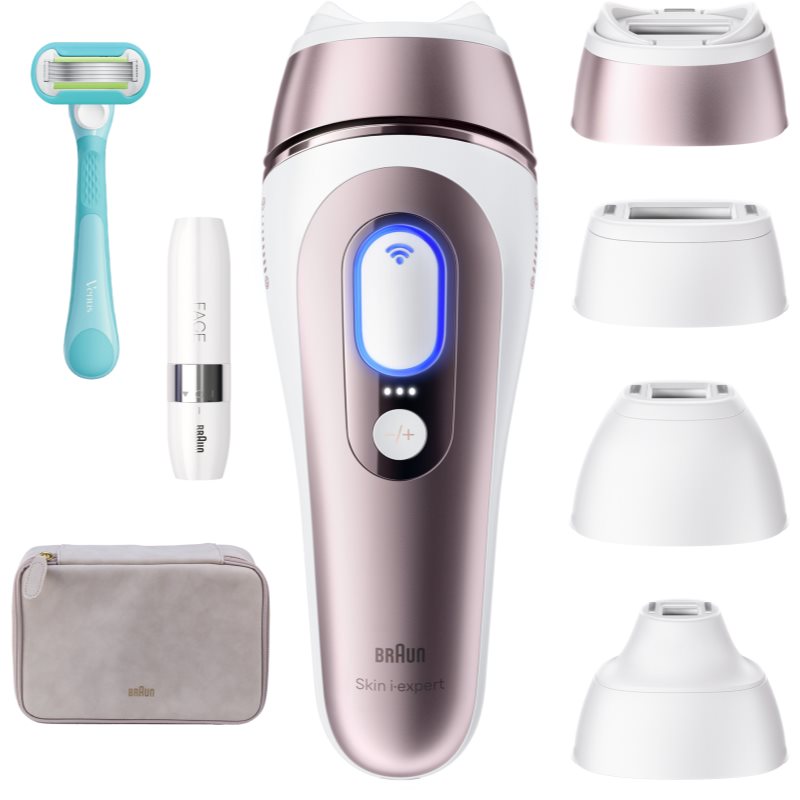 Braun Smart IPL Skin i·expert PL7432 dispozitiv inteligent IPL pentru îndepărtarea firelor de păr pentru corp, față, zona bikini și axile 1 buc