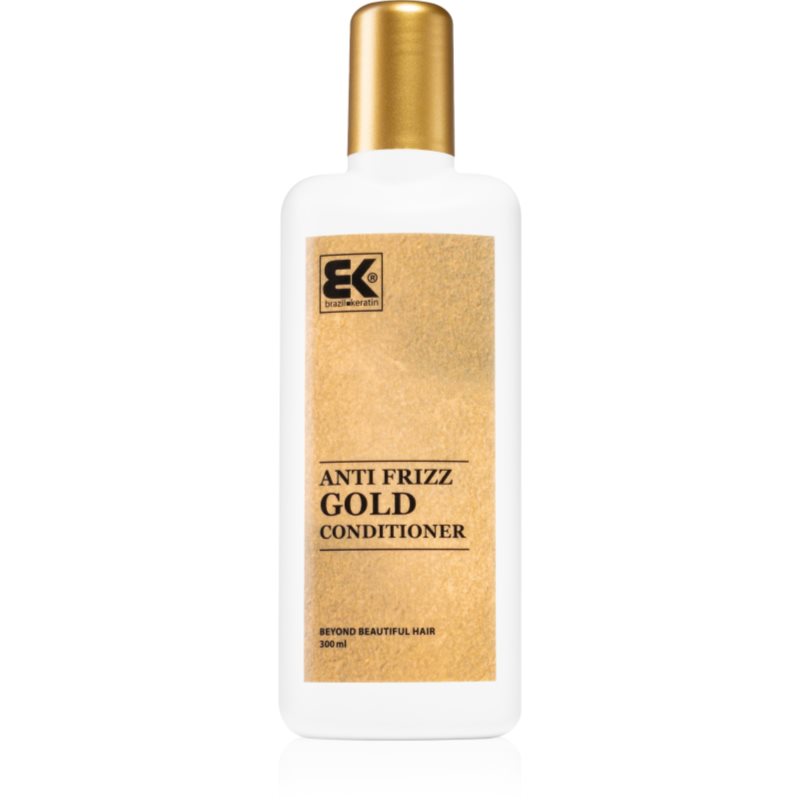 Brazil Keratin Gold Anti Frizz Conditioner balsam regenerator pentru par indisciplinat 300 ml