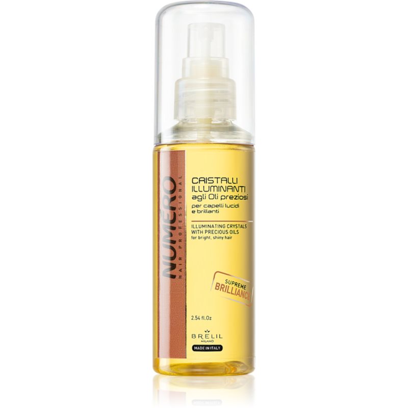 Brelil Numéro Illuminating Liquid Crystals cristal lichid extra-light pentru păr 75 ml