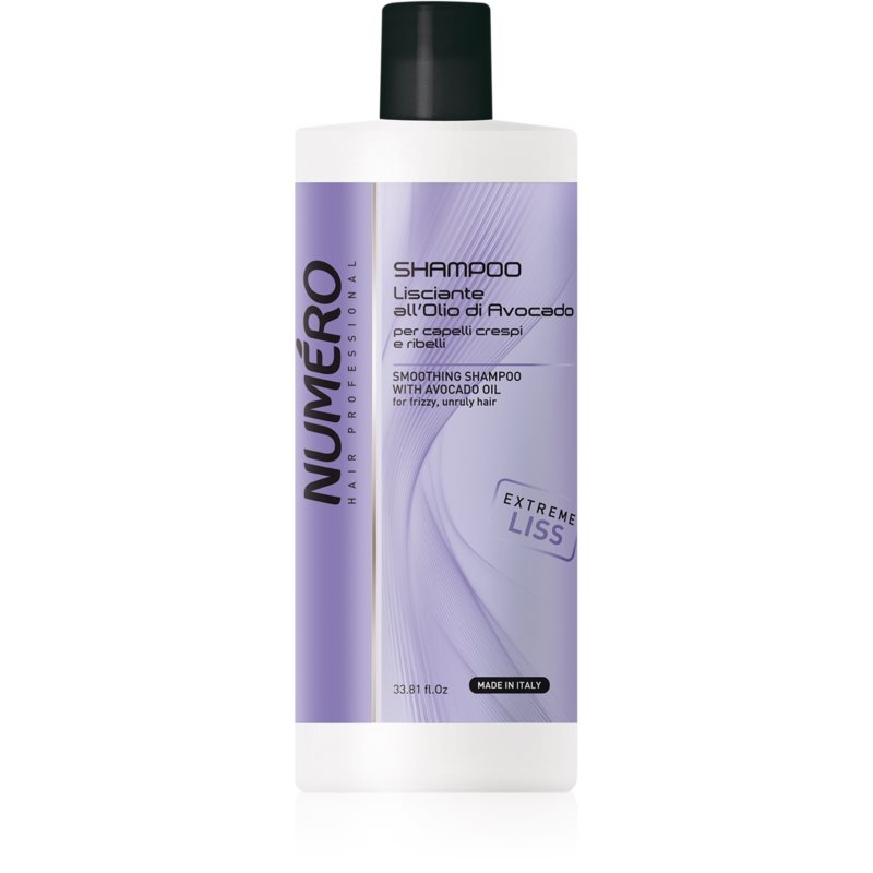 Brelil Numéro Smoothing Shampoo Sampon Pentru Indreptarea Parului Pentru Par Indisciplinat 1000 Ml