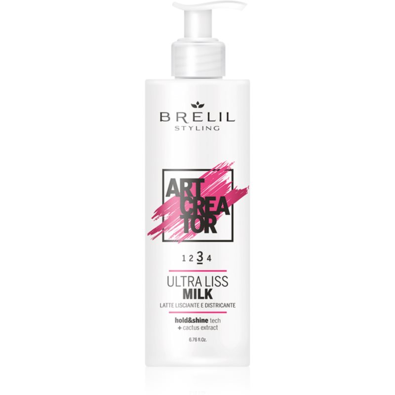 Brelil Professional Art Creator Ultra Liss Milk lotiune pentru stralucirea si netezirea parului cret 200 ml