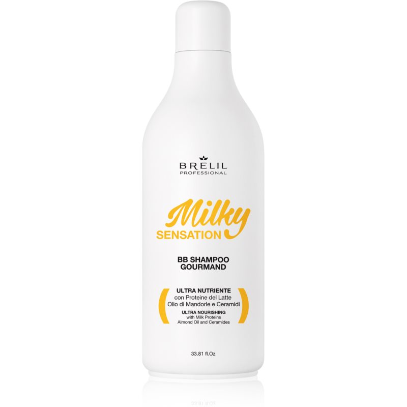 Brelil Numéro Milky Sensation Bb Shampoo Sampon Pentru Regenerarea Parului Slab Si Deteriorat 1000 Ml