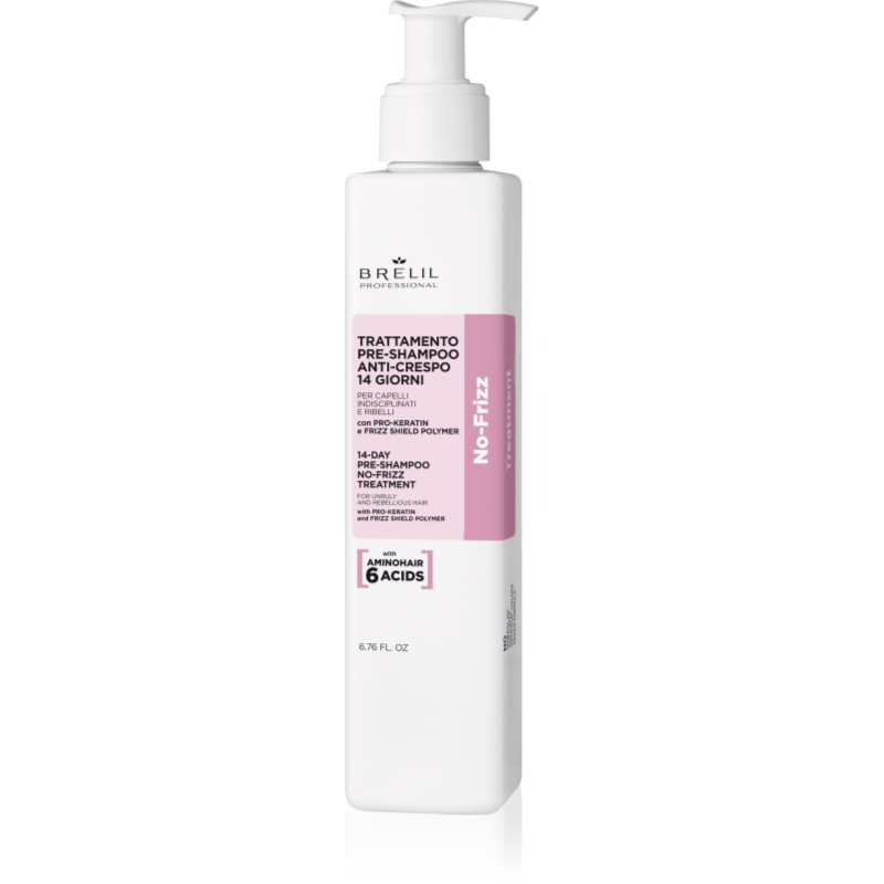 Brelil Professional No Frizz 14 Days No Frizz Treatment tratament pre-sampon pentru par indisciplinat 200 ml