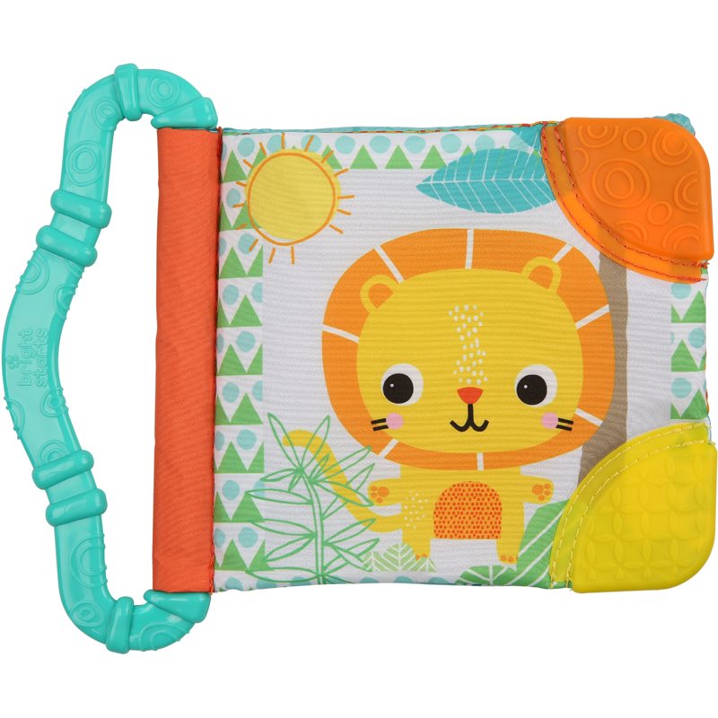 Bright Starts Teether & Rattle jucărie pentru dentiție 3m+ Lion 1 buc