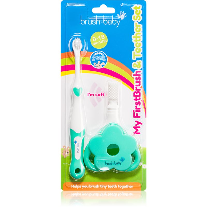 Brush Baby Applemint perie de dinti pentru copii 3 buc