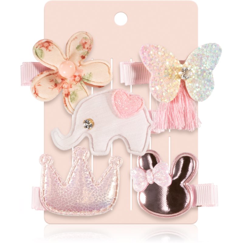 BrushArt KIDS Elephant hair clip set agrafe de par Elephant 5 buc