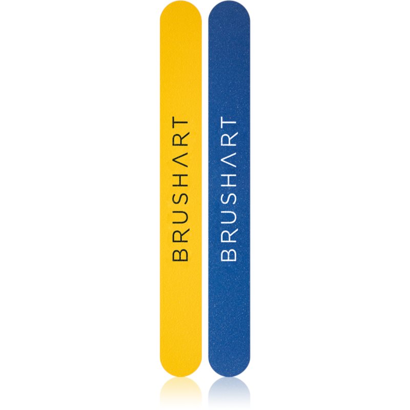 BrushArt Accessories Nail file duo set de pile culoare Yellow/Blue 2 buc