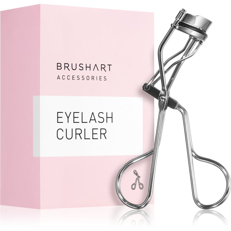 BrushArt Accessories Eyelash curler cleste pentru curbarea genelor Silver 1 buc