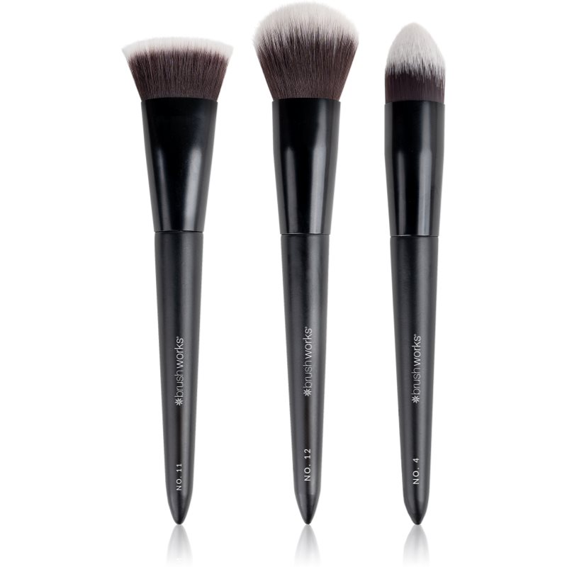 Brushworks Cream Contour and Blush Set set perii machiaj