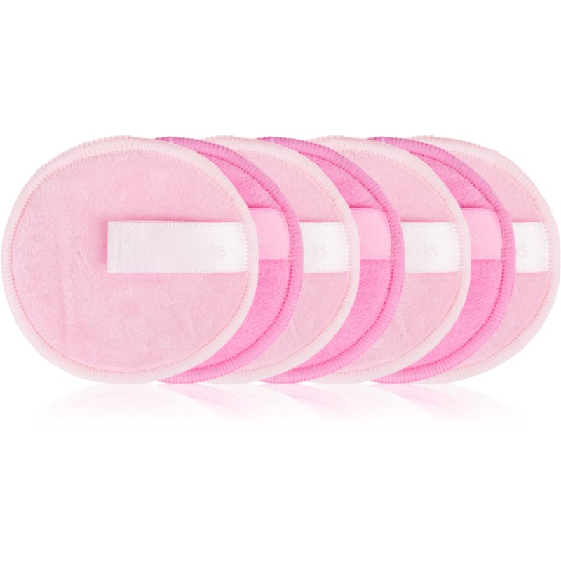 Brushworks Reusable Microfibre Cleansing Pads dischete demachiante pentru make-up