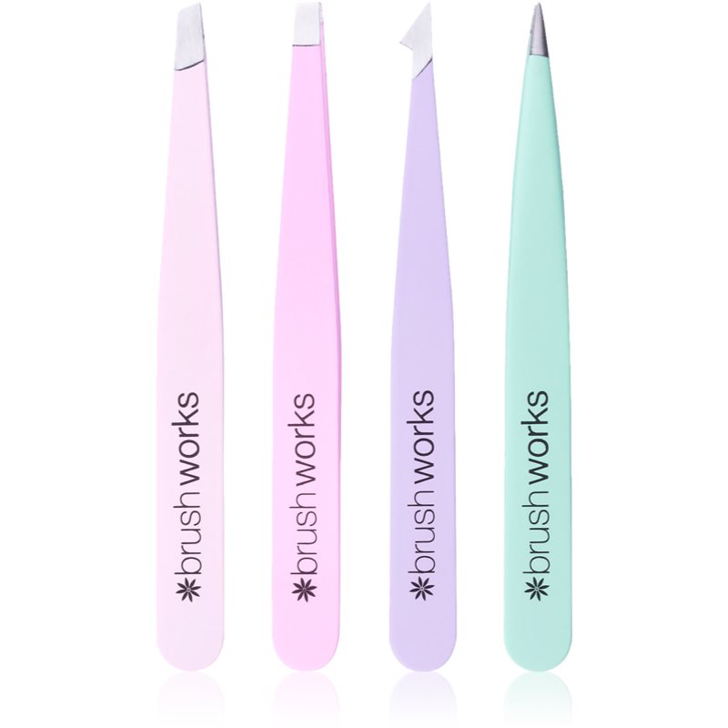 Brushworks Tweezer Set Pastel set pensete