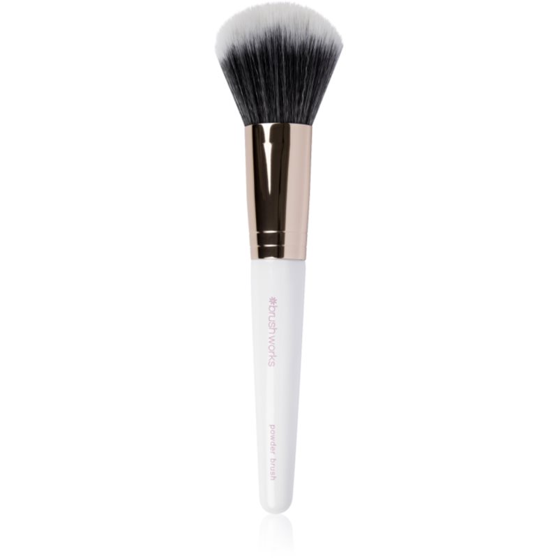 Brushworks Powder Brush pensula pentru aplicarea pudrei 1 buc