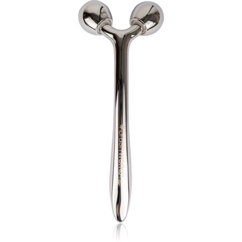 Brushworks Face Sculpting Zinc Roller rolă pentru masaj faciale 1 buc