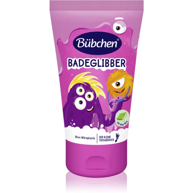 Bübchen Kids Bath Slime Pink gelatină slime colorată pentru baie 3 y+ 130 ml