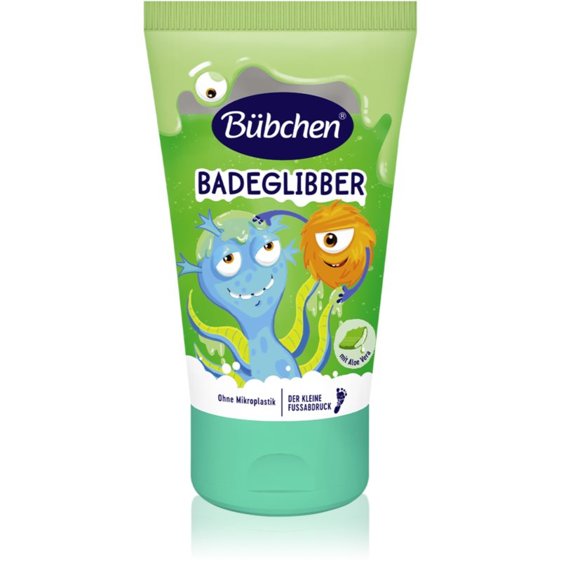 Bübchen Kids Bath Slime Green gelatină slime colorată pentru baie 3 y+ 130 ml