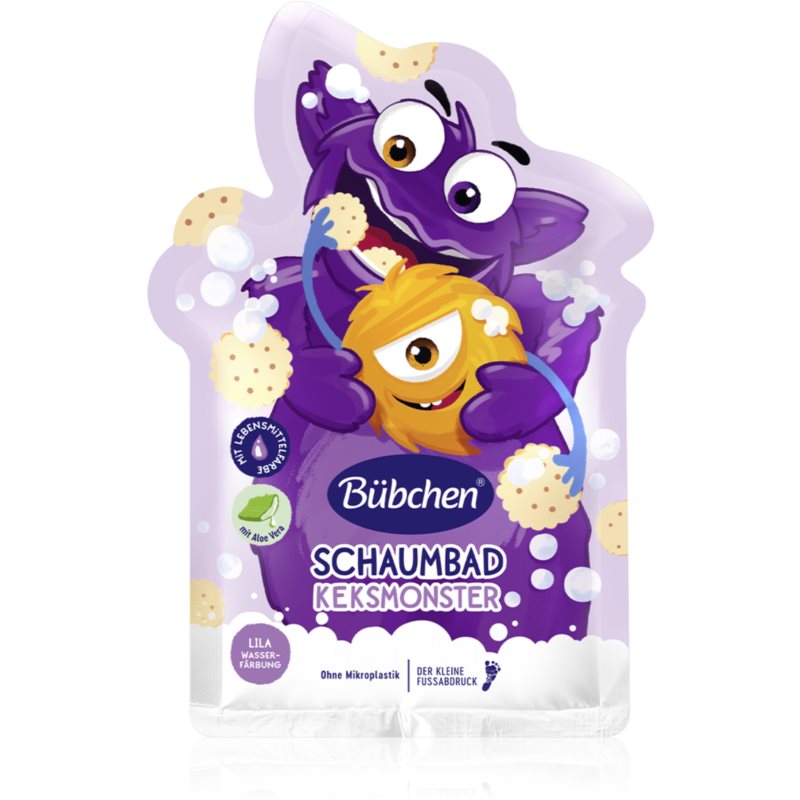 Bübchen Bath Cookie Monster spuma de baie pentru copii 3 y+ 40 ml