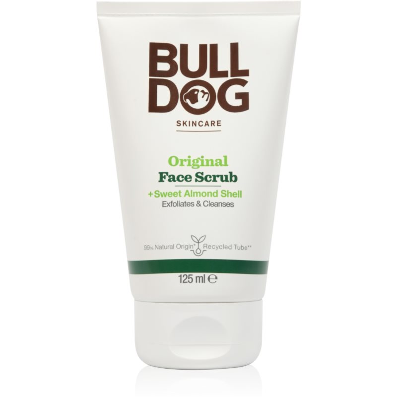 Bulldog Original Face Scrub demachiant cu efect de peenling pentru barbati 125 ml