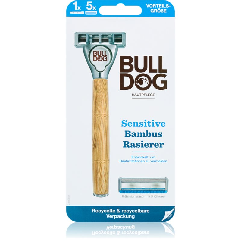 Bulldog Sensitive Bamboo aparat de ras + rezervă 1 buc