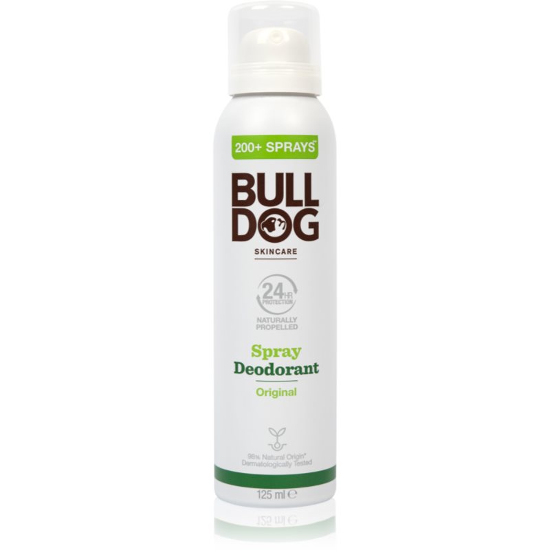 Bulldog Original Spray Deodorant Deodorant Spray fara continut de aluminiu 125 ml