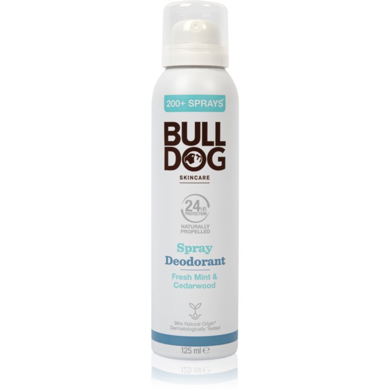 Bulldog Fresh Mint&Cedarwood Spray Deodorant Deodorant Spray fara continut de aluminiu 125 ml