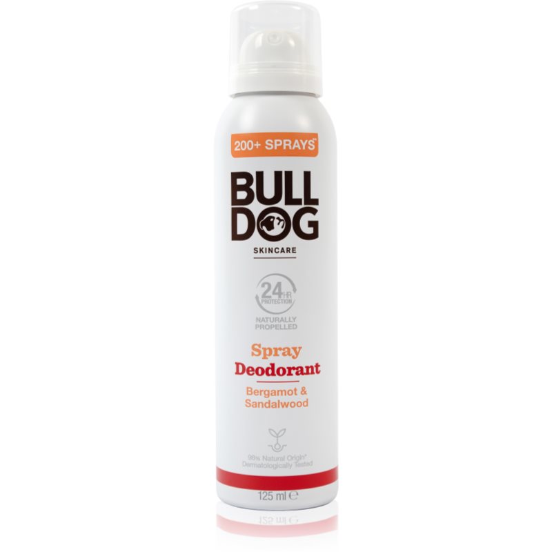 Bulldog Bergamot &Sandalwood Spray Deodorant Deodorant Spray fara continut de aluminiu 125 ml