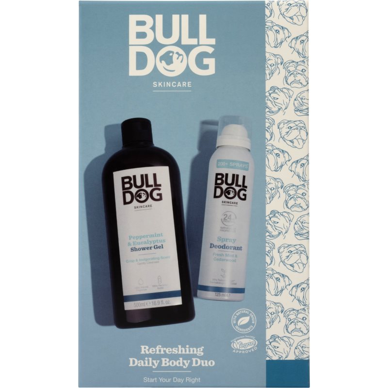 Bulldog Fresh Mint Duo set cadou pentru corp pentru bărbați